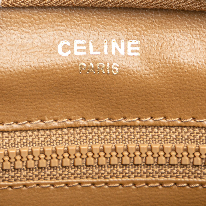 Macadam Coated Canvas Clutch Brown - Gaby Paris