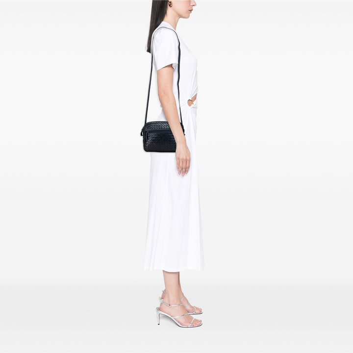 Bottega Veneta Nappa Intrecciato Crossbody Bleu – GABY PARIS Authentique