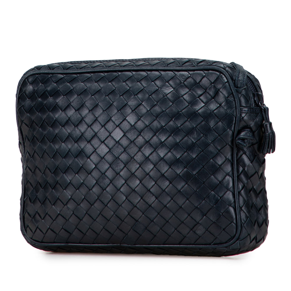 Bottega Veneta Nappa Intrecciato Crossbody Bleu – GABY PARIS Authentique