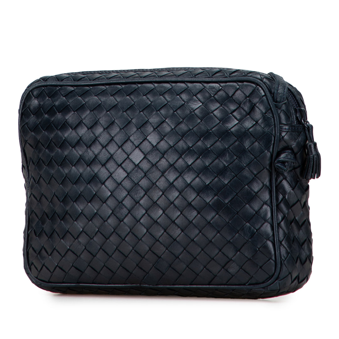 Bottega Veneta Nappa Intrecciato Crossbody Bleu – GABY PARIS Authentique