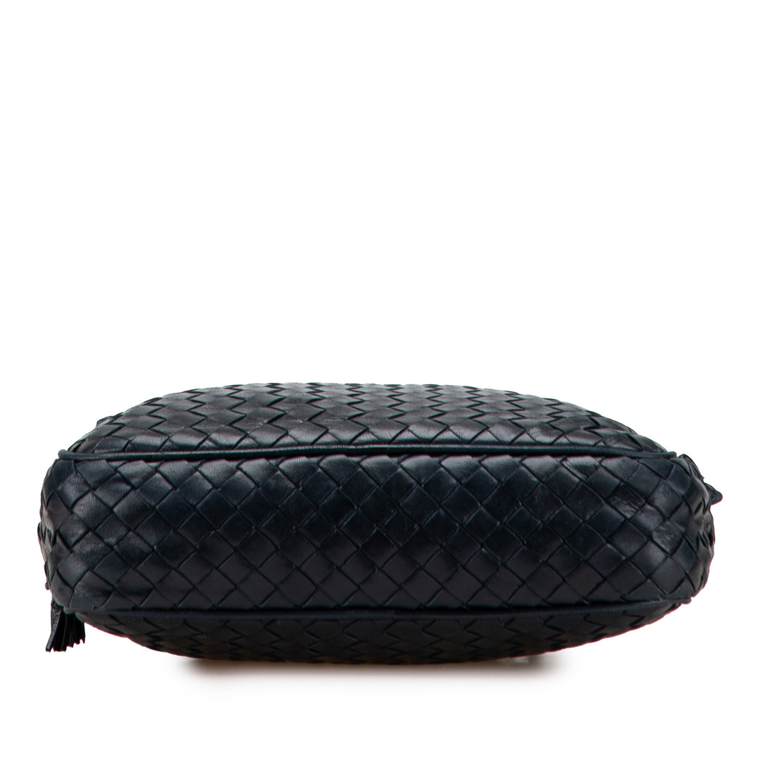 Bottega Veneta Nappa Intrecciato Crossbody Bleu – GABY PARIS Authentique
