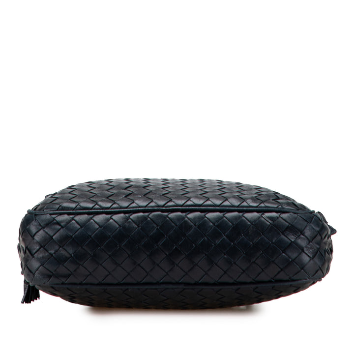 Bottega Veneta Nappa Intrecciato Crossbody Bleu – GABY PARIS Authentique