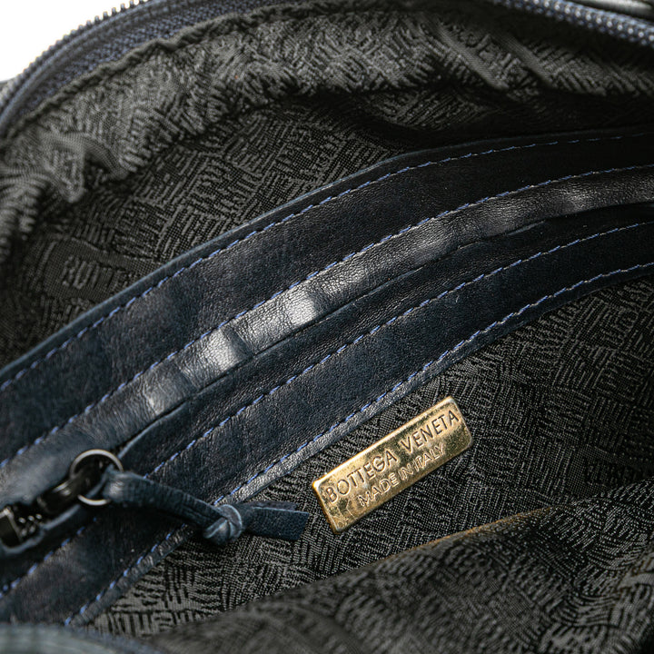 Bottega Veneta Nappa Intrecciato Crossbody Bleu – GABY PARIS Authentique