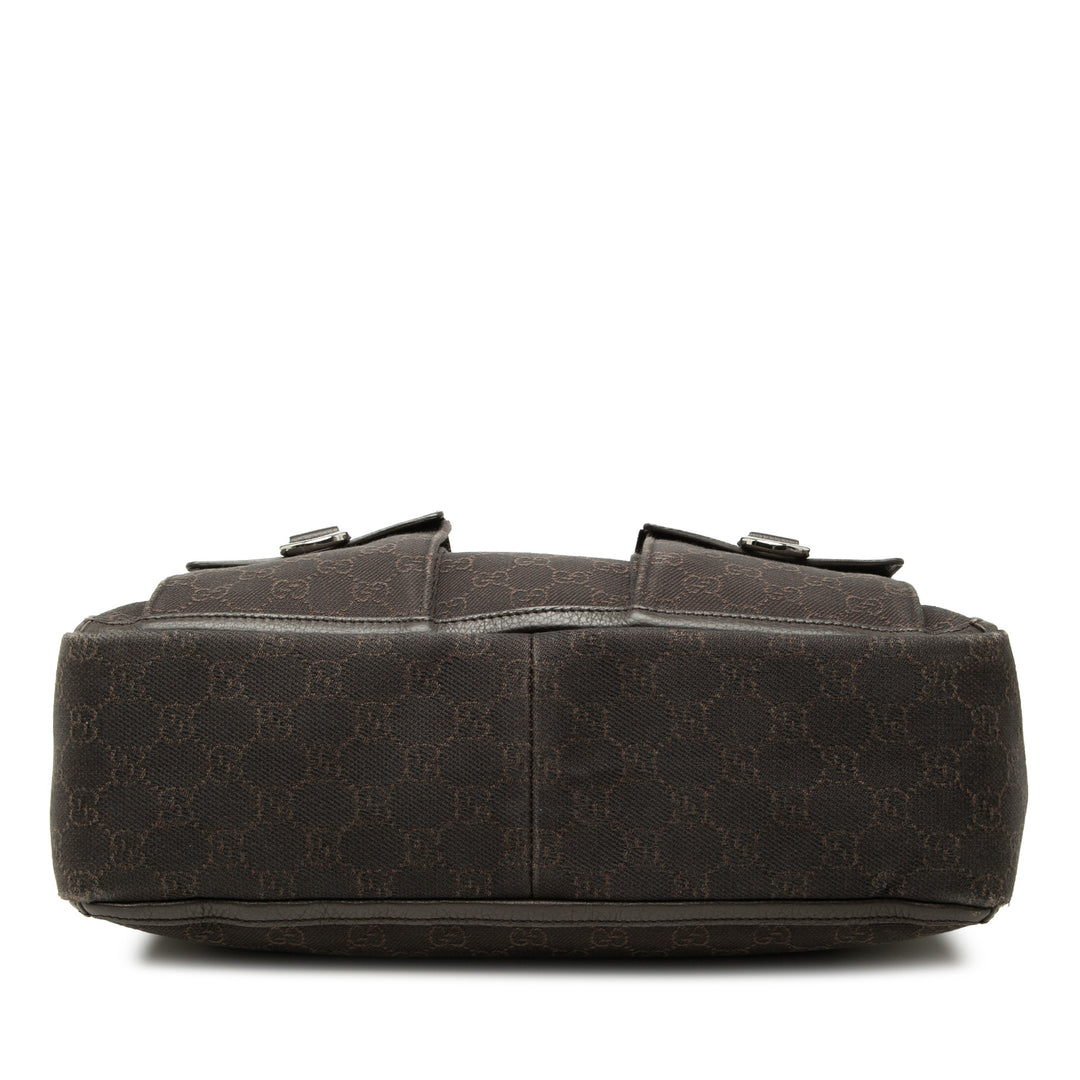 GG Abbey D Bague Poche Cabas Jean Marron