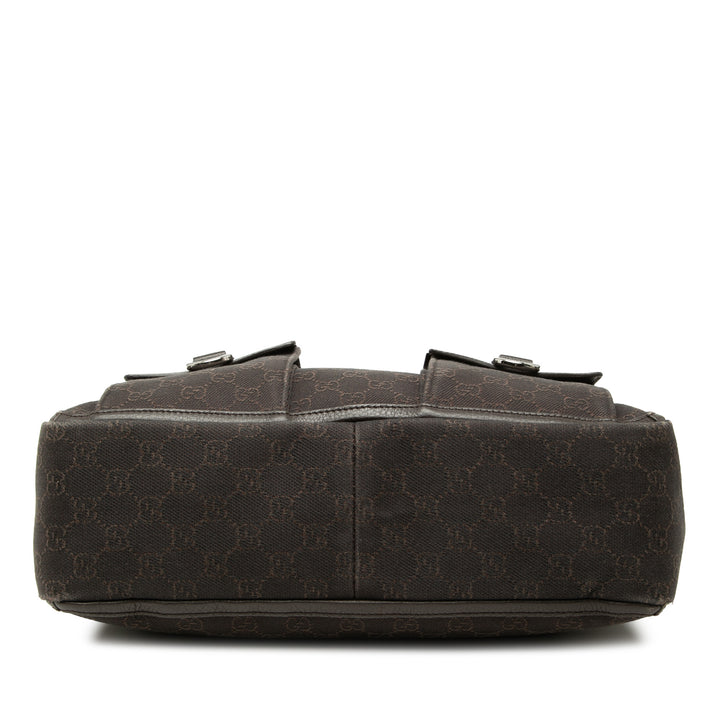 GG Abbey D Bague Poche Cabas Jean Marron