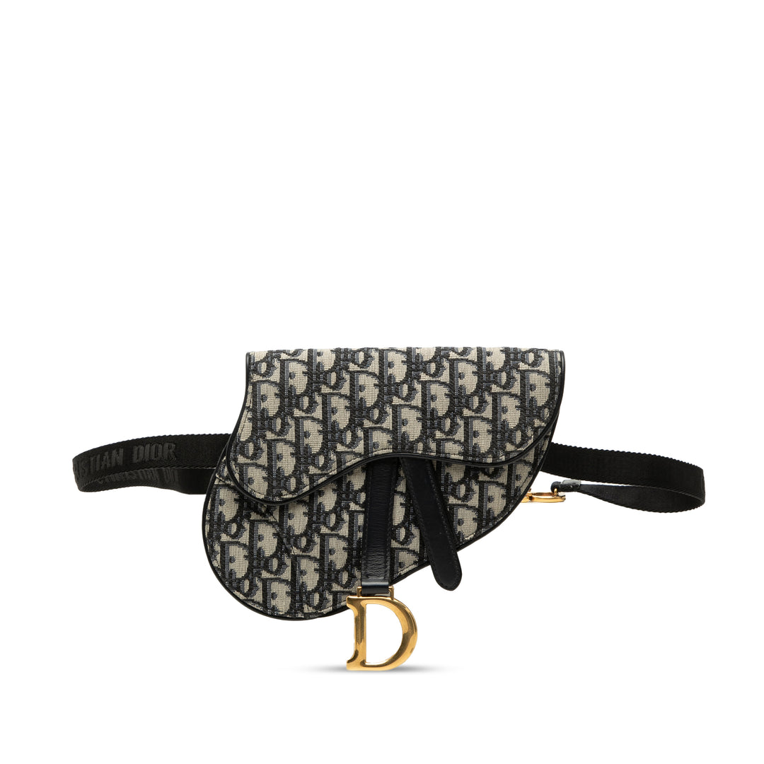 Dior Oblique Toile Saddle Sac ceinture