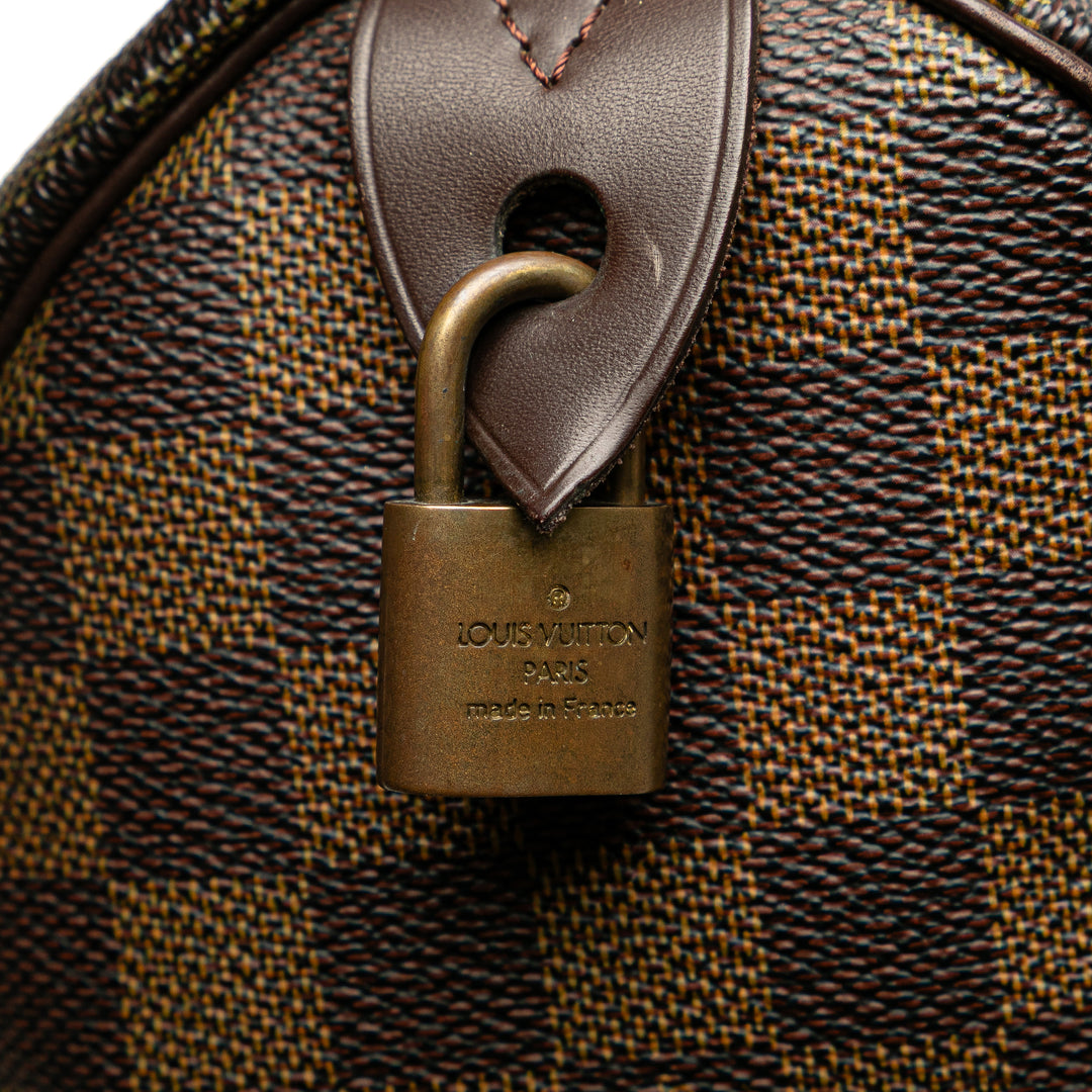 Louis Vuitton Damier Ebene Speedy 25 Marron – GABY PARIS Authentique