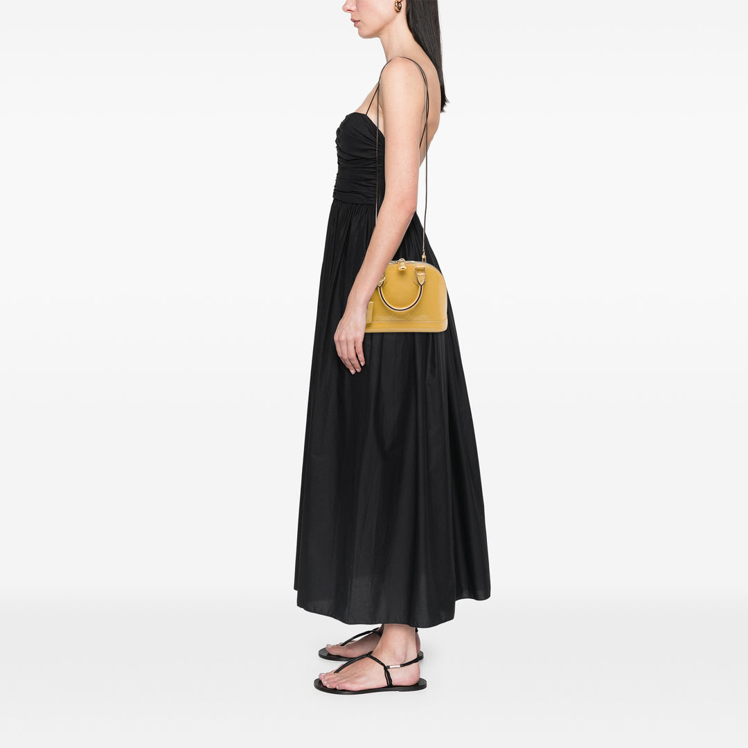 Louis Vuitton Sac à main Alma Monogram BB Cuir verni Jaune – vue 6 – GABY PARIS
