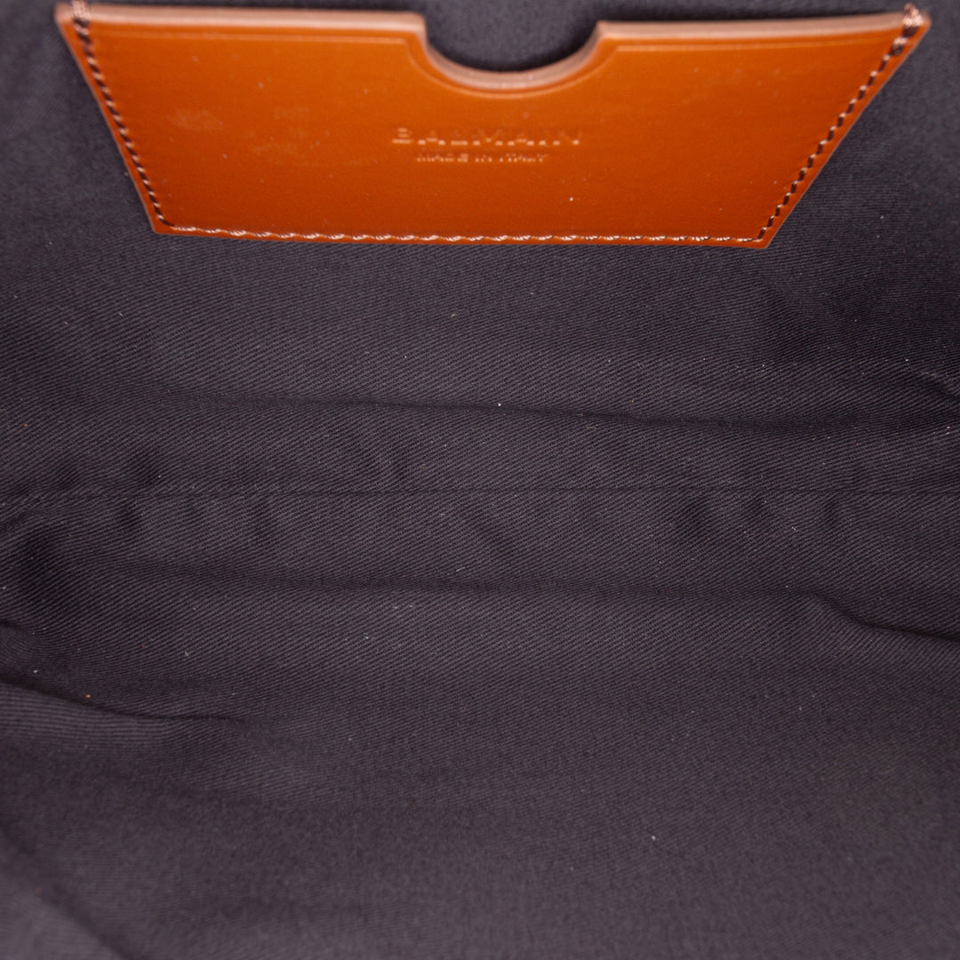 Balmain Mini Toile B Army Logo Sac