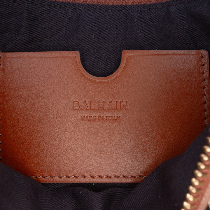 Balmain Mini Toile B Army Logo Sac