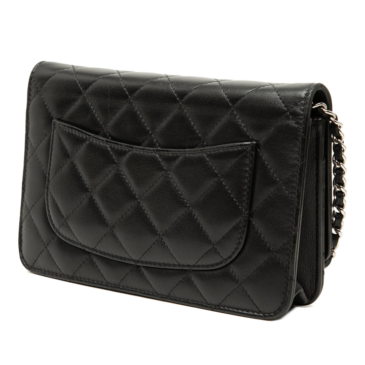 Chanel CC Matelassé Cuir d’agneau Wallet on Chain