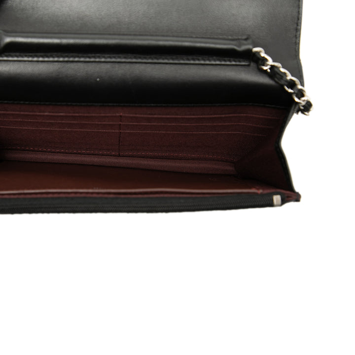 Chanel CC Matelassé Cuir d’agneau Wallet on Chain