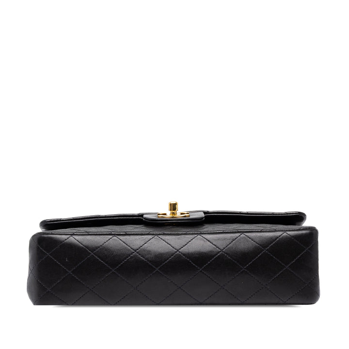 Chanel Sac porté épaule Classic Double rabat Moyen Cuir d'agneau Noir – vue 3 – GABY PARIS