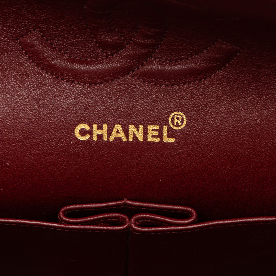 Chanel Sac porté épaule Classic Double rabat Moyen Cuir d'agneau Noir – vue 5 – GABY PARIS