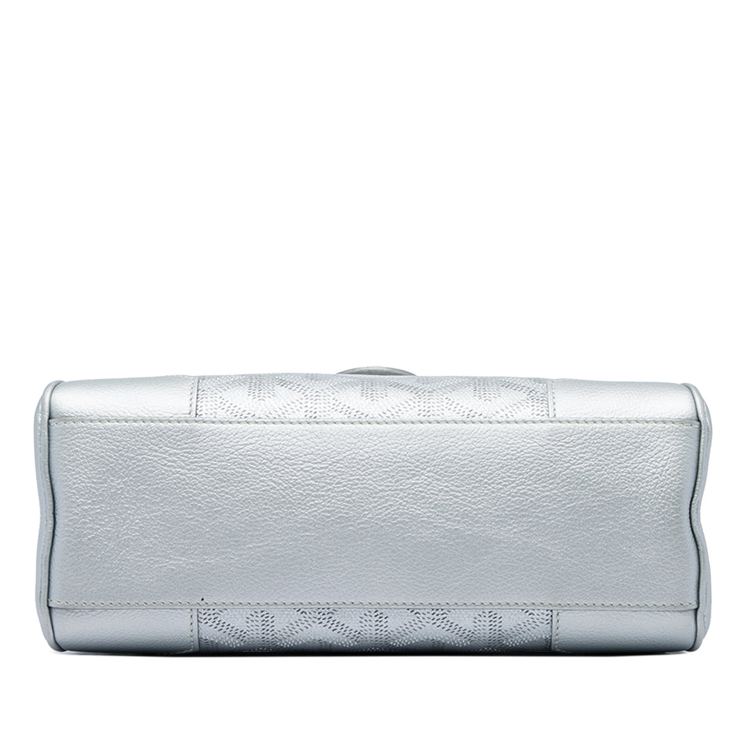 Goyard Precious Metals Saigon Souple Mini Goyardine Argenté – vue 3 – GABY PARIS