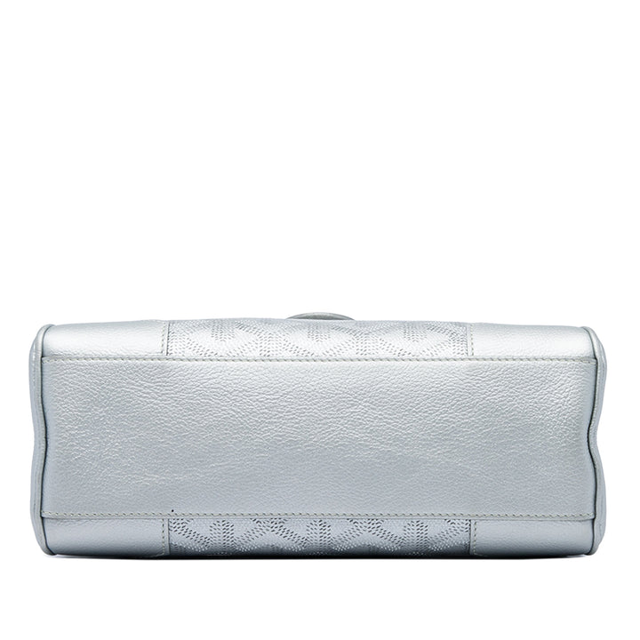 Goyard Precious Metals Saigon Souple Mini Goyardine Argenté – vue 3 – GABY PARIS