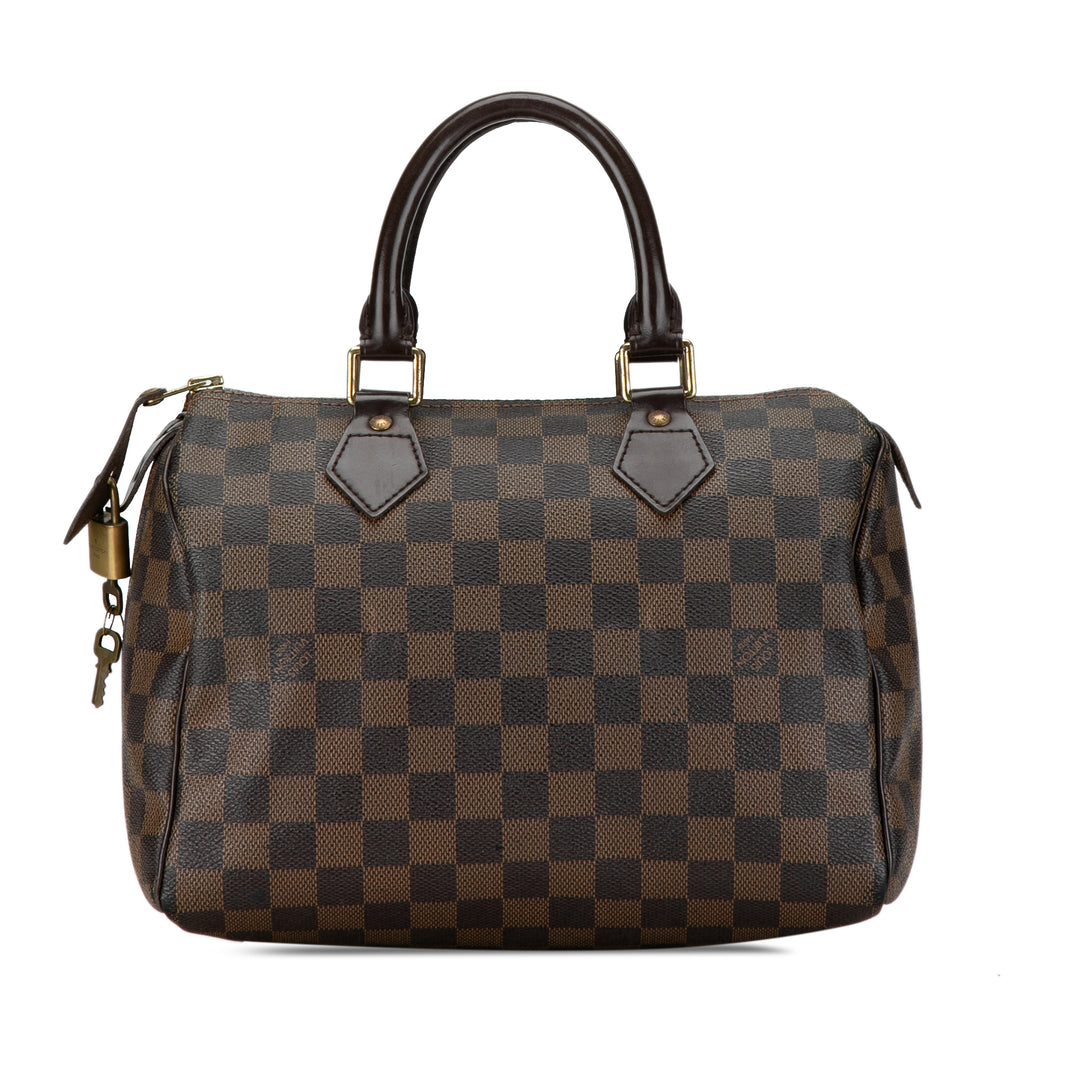 Louis Vuitton Damier Ebene Speedy 25 Brown - GABY PARIS