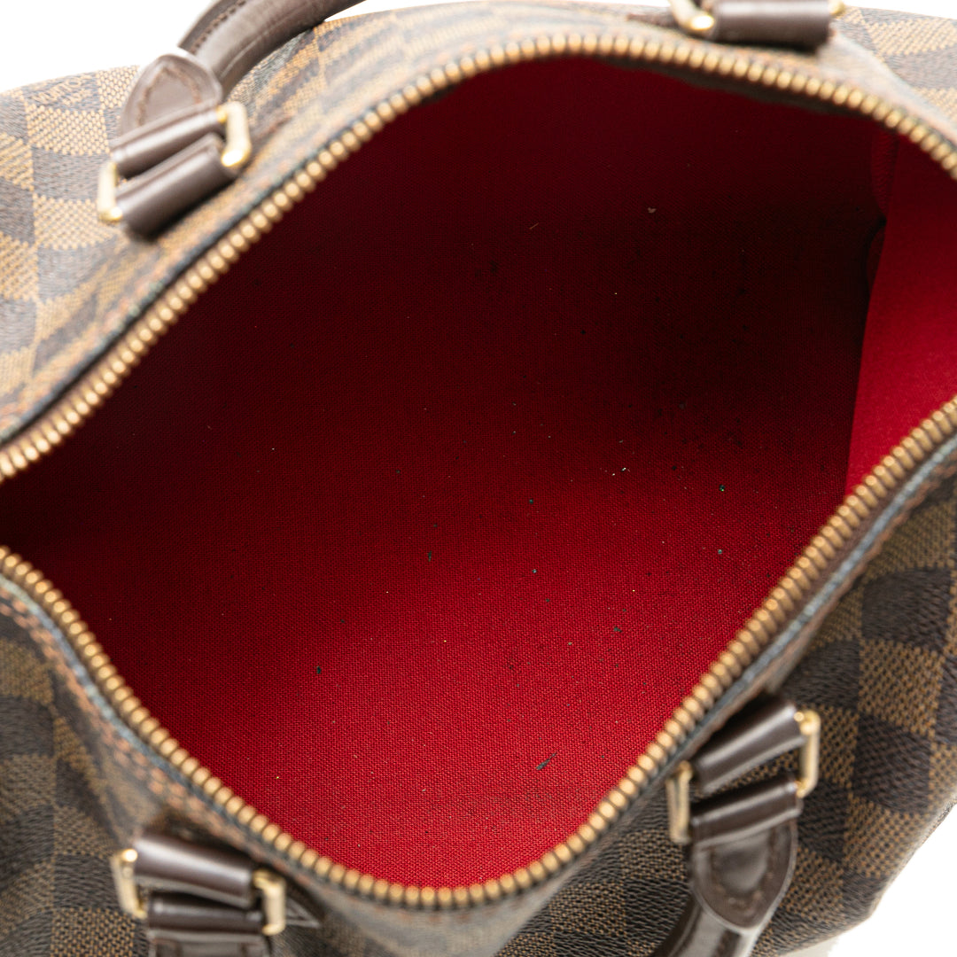 Louis Vuitton Damier Ebene Speedy 25 Brown - GABY PARIS