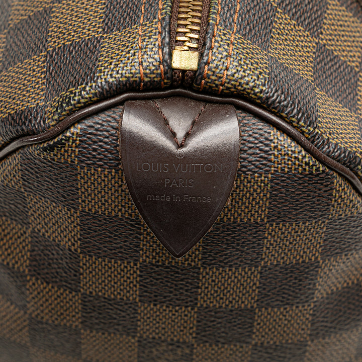 Louis Vuitton Damier Ebene Speedy 25 Brown - GABY PARIS