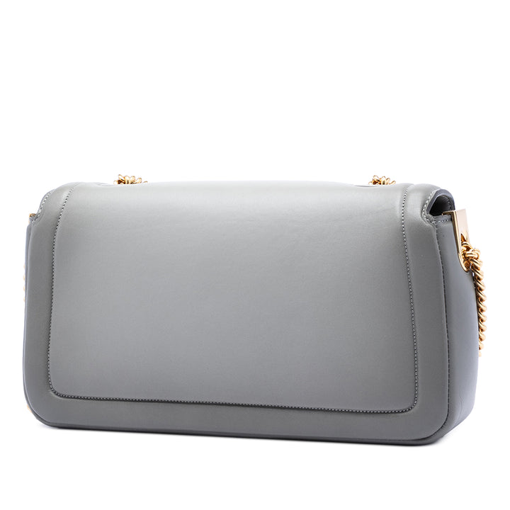 Fendi Cuir Baguette Chain Midi Sac bandoulière
