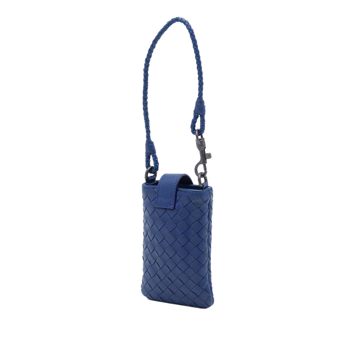 Bottega Veneta Intrecciato Étui téléphone Pochette Cuir nappa