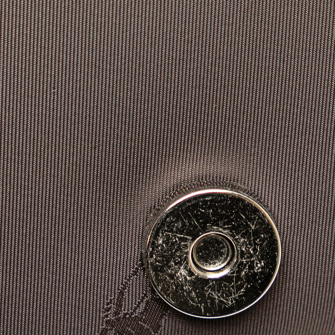 Burberry Jacquard and Cuir Knight Sac porté croisé Marron – GABY PARIS Authentique