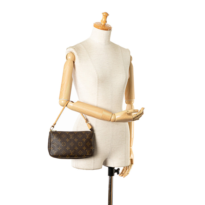 Louis Vuitton Monogram Pochette Accessoires Brown - GABY PARIS