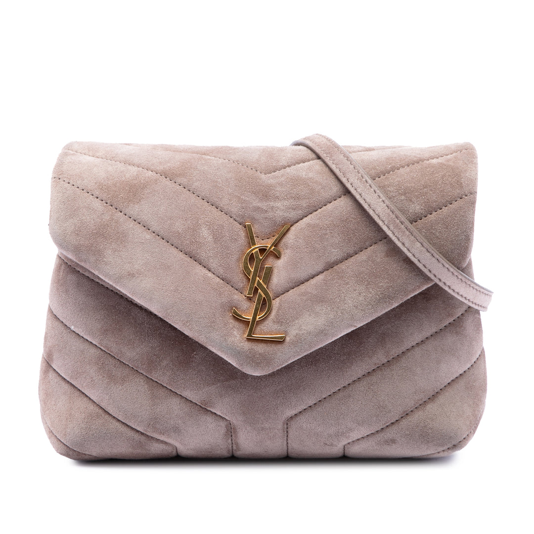 Saint Laurent Matelasse LouLou Sac Toy Daim
