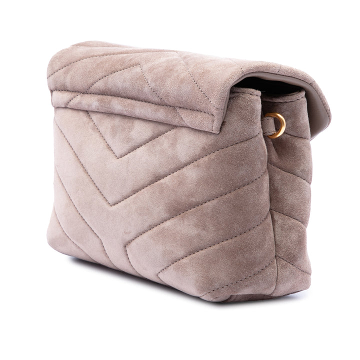 Saint Laurent Matelasse LouLou Sac Toy Daim