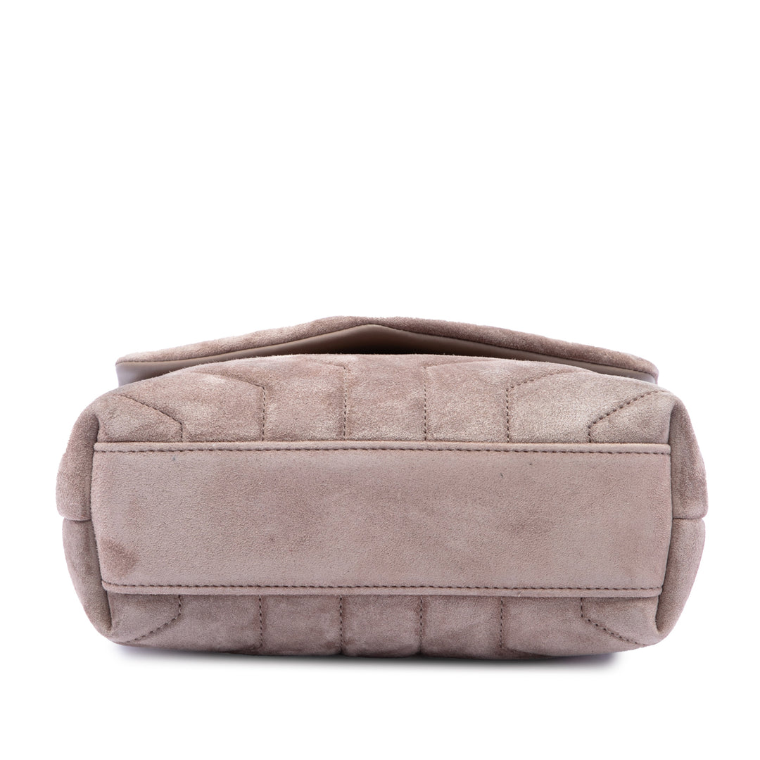 Saint Laurent Matelasse LouLou Sac Toy Daim
