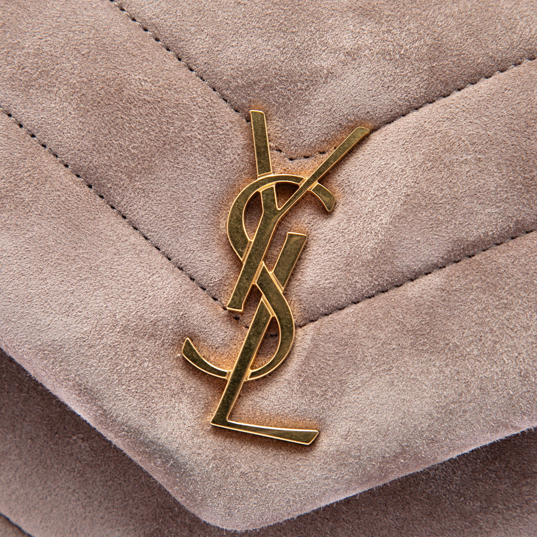 Saint Laurent Matelasse LouLou Sac Toy Daim