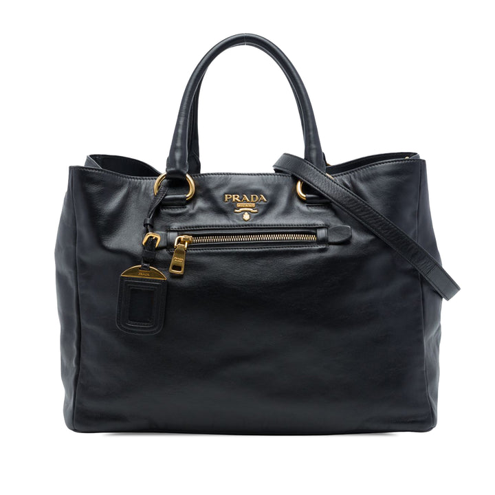 Souple Veau Sac Noir