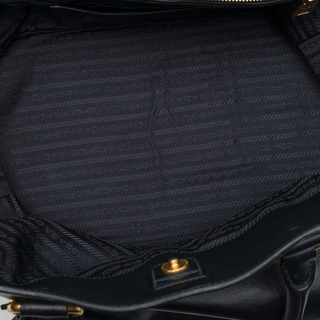 Souple Veau Sac Noir