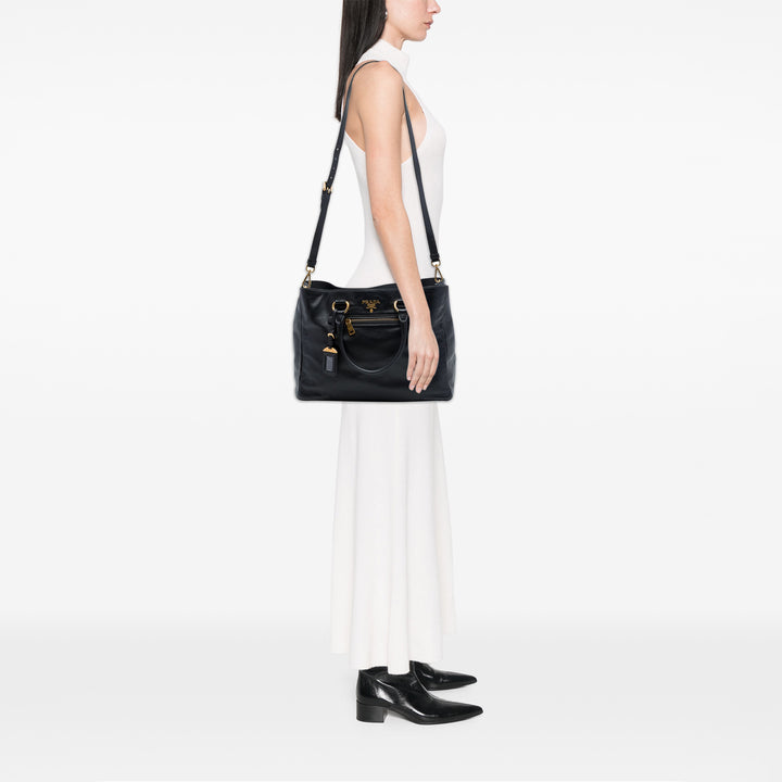 Souple Veau Sac Noir