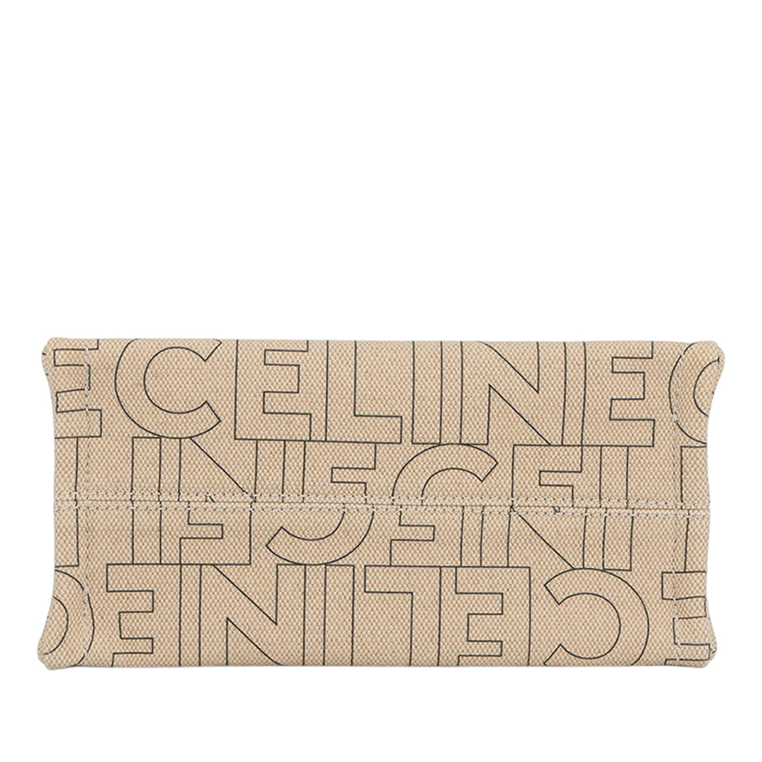 Celine Small Printed Toile Triomphe Cabas Thais Cabas