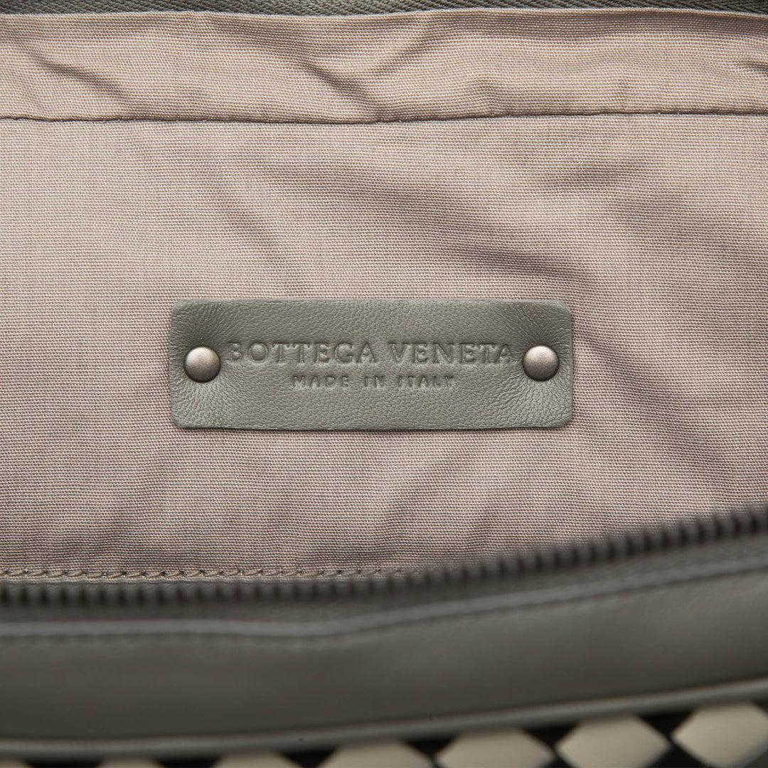 Bottega Veneta Porte-documents Intrecciato à finitions Gris – vue 5 – GABY PARIS