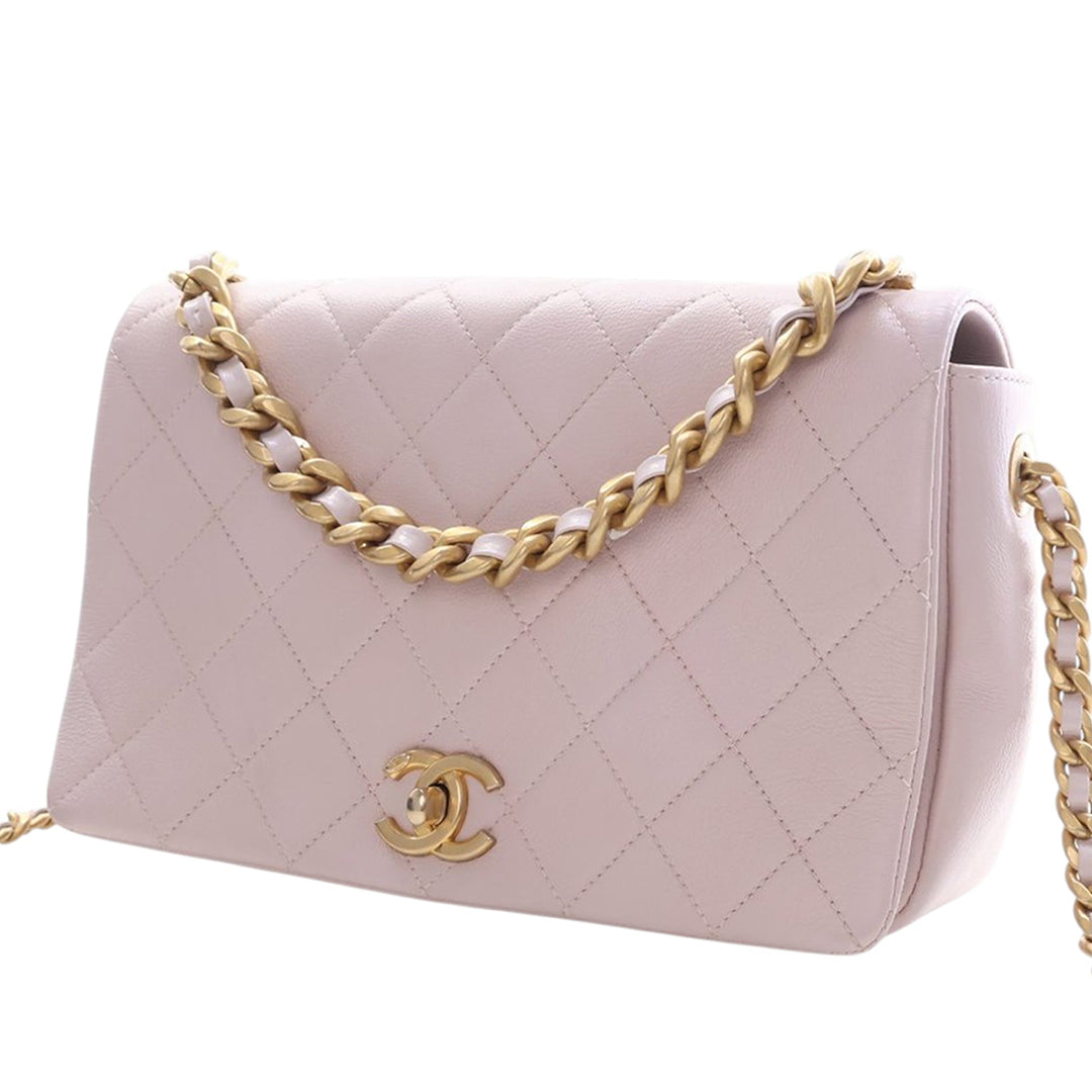 Chanel Medium Matelassé Cuir de veau Fashion Therapy à rabat