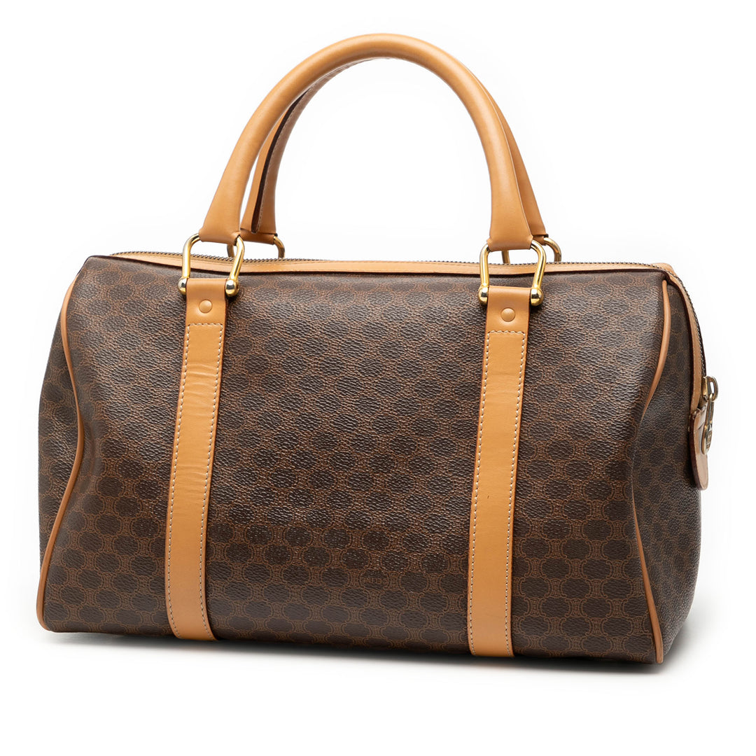 Celine Macadam Coated Toile Boston Sac