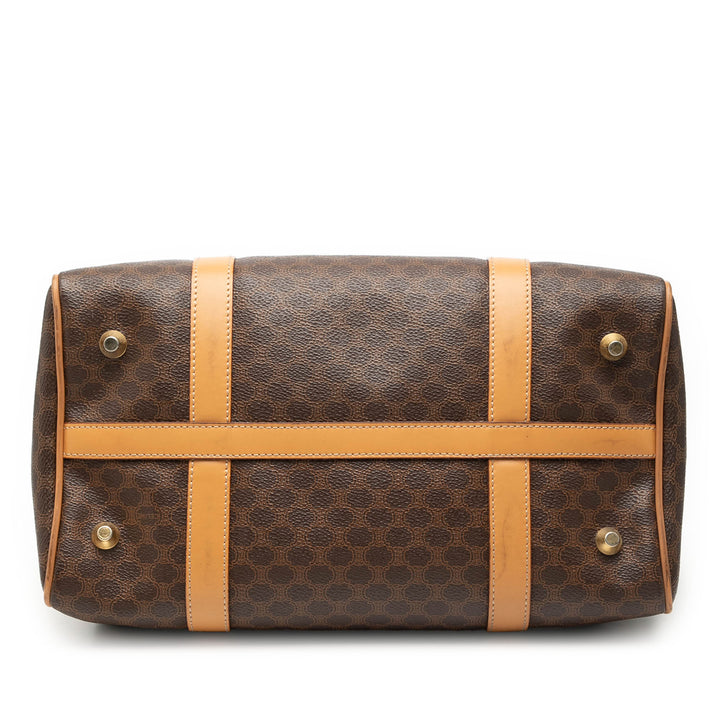 Celine Macadam Coated Toile Boston Sac