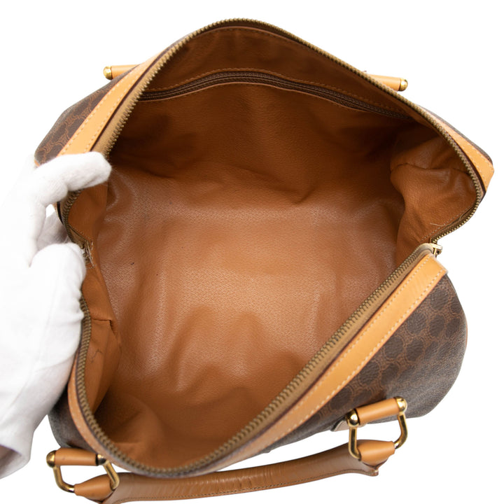 Celine Macadam Coated Toile Boston Sac