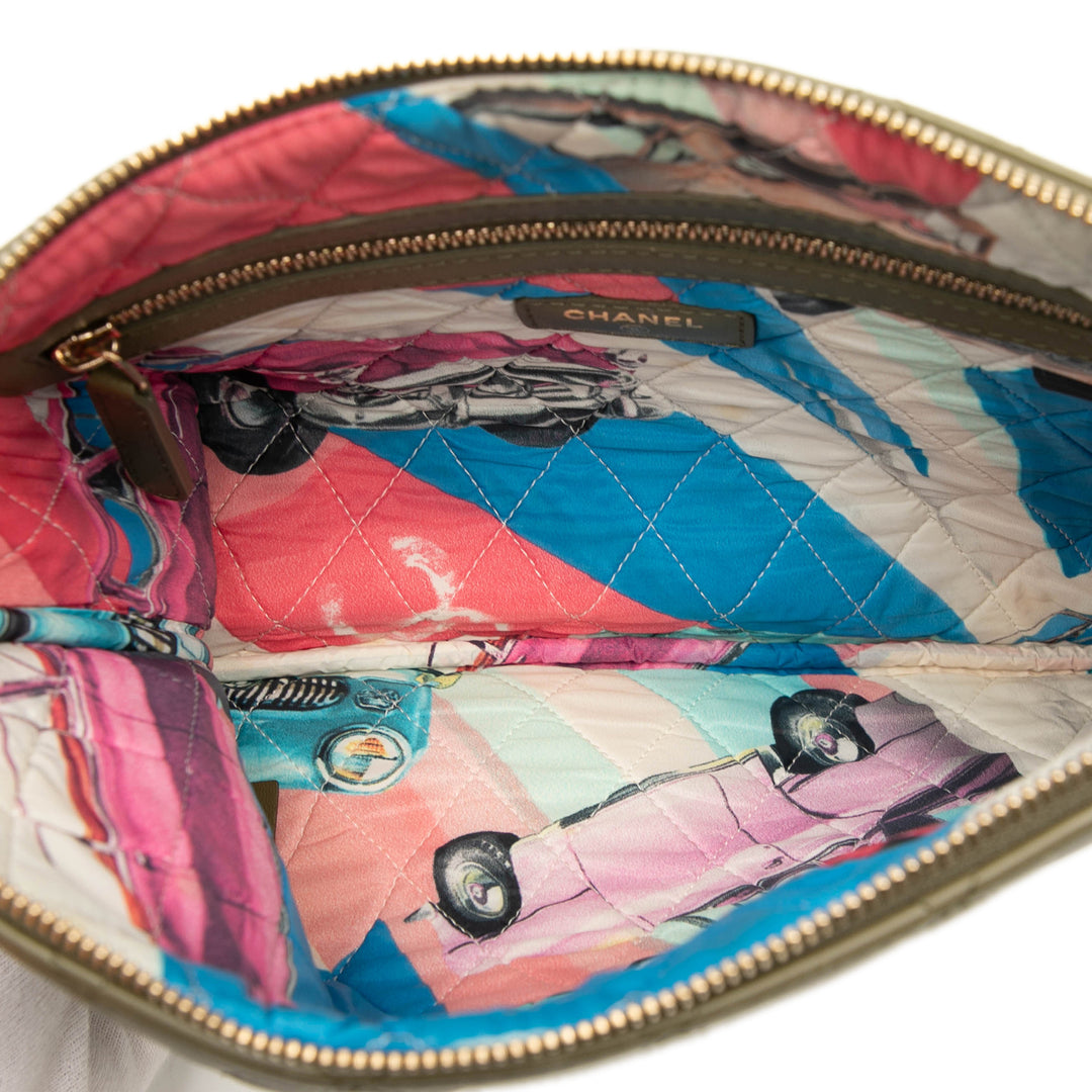 Chanel Medium Matelassé Cuir d’agneau Cuba La Habana O Étui Pochette