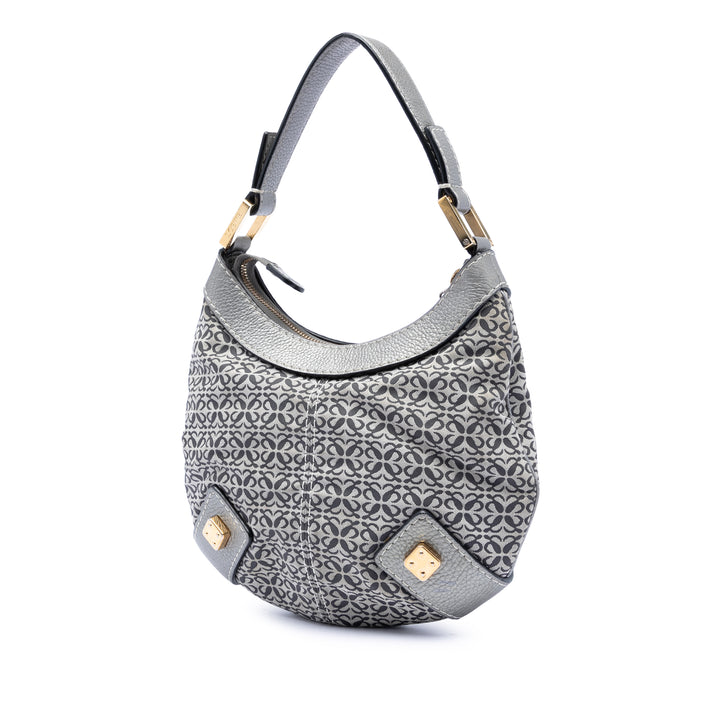 LOEWE Anagram Toile New Road Hobo