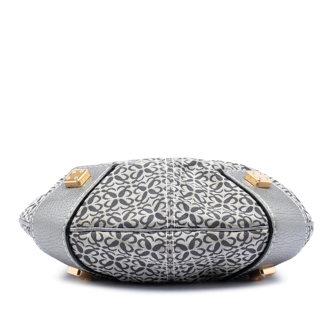 LOEWE Anagram Toile New Road Hobo