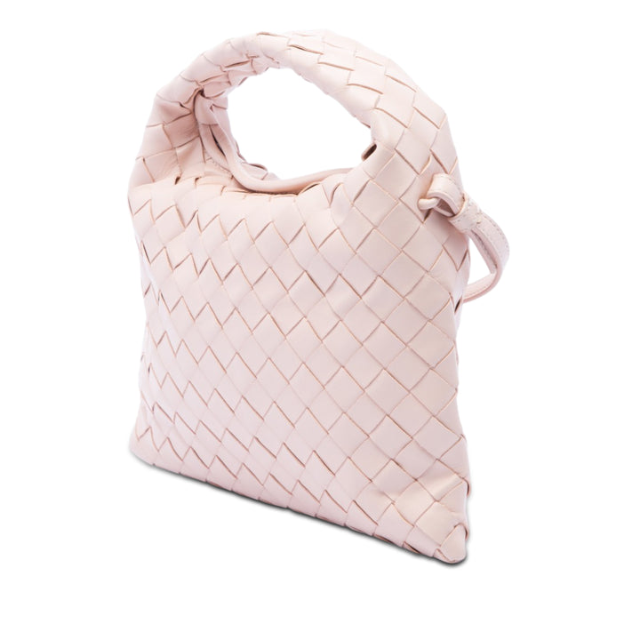 Bottega Veneta Mini Cuir de veau Intrecciato Hop Sac