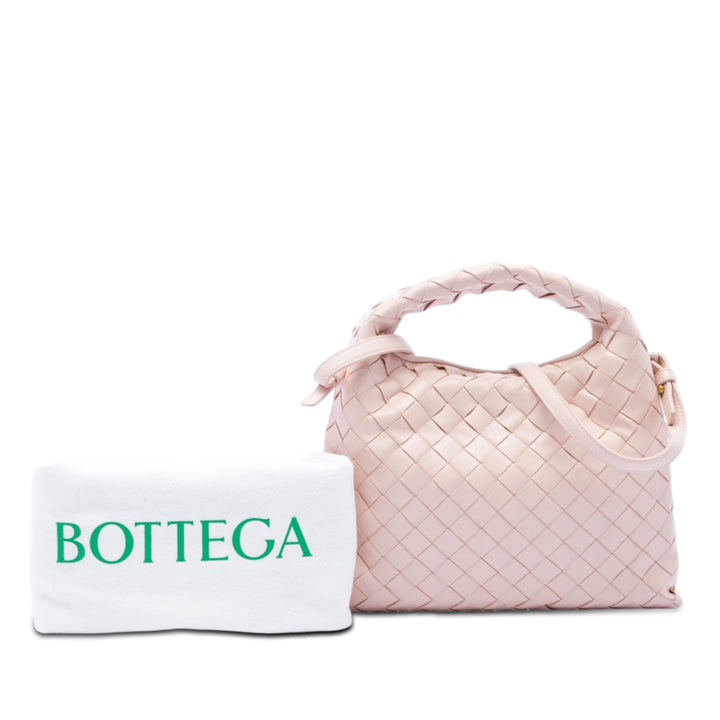 Bottega Veneta Mini Cuir de veau Intrecciato Hop Sac
