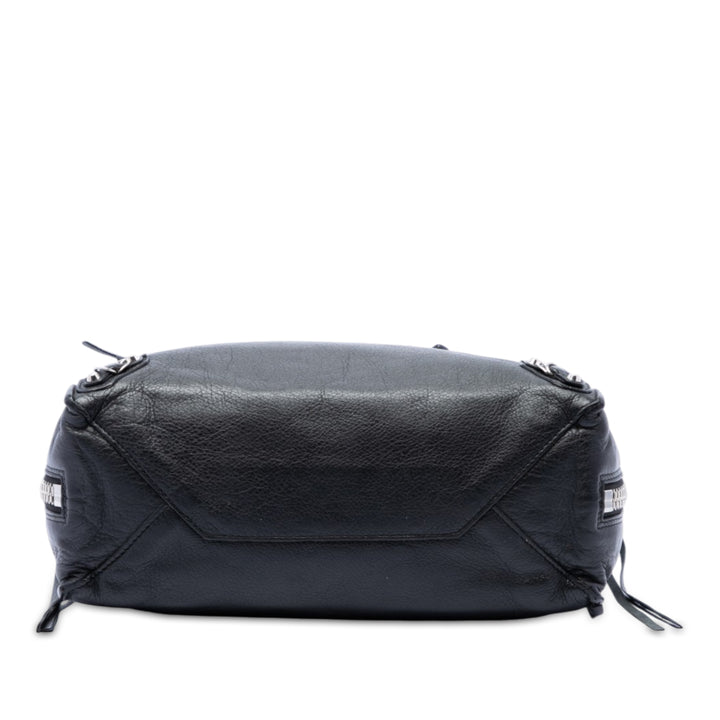 Papier A6 Zippé Sac Mini Noir