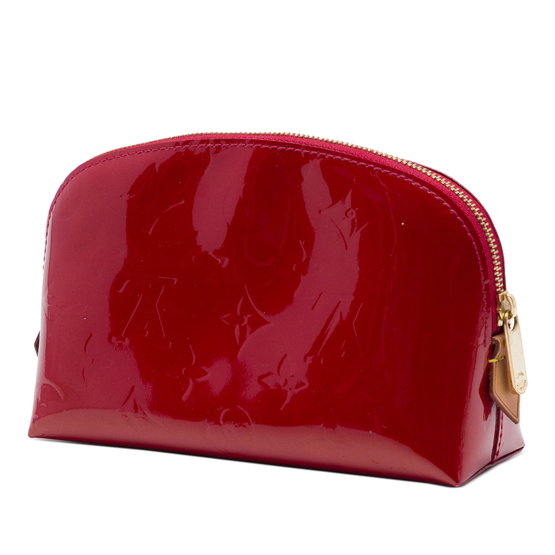 Louis Vuitton Trousse de maquillage Cuir verni Monogram Rouge – vue 2 – GABY PARIS
