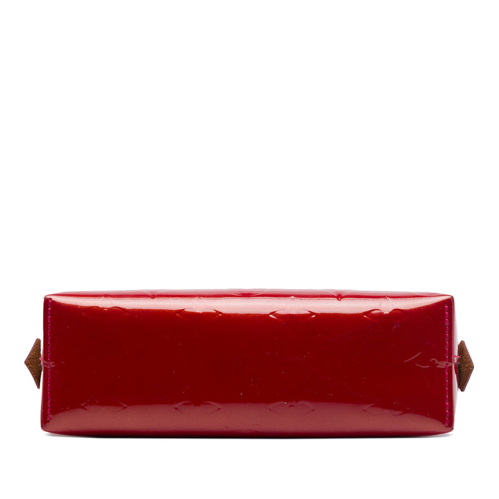 Louis Vuitton Trousse de maquillage Cuir verni Monogram Rouge – vue 3 – GABY PARIS