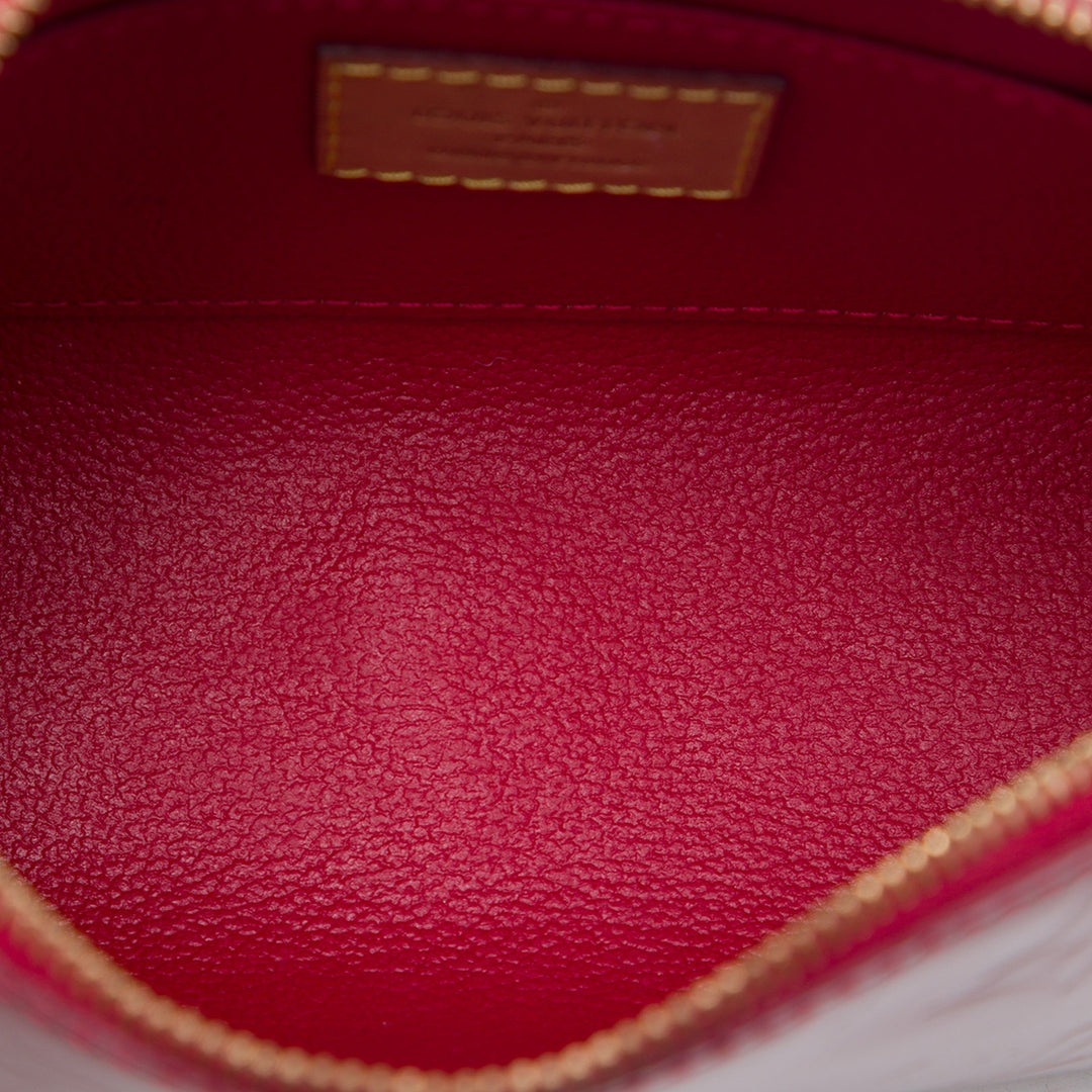 Louis Vuitton Trousse de maquillage Cuir verni Monogram Rouge – vue 4 – GABY PARIS