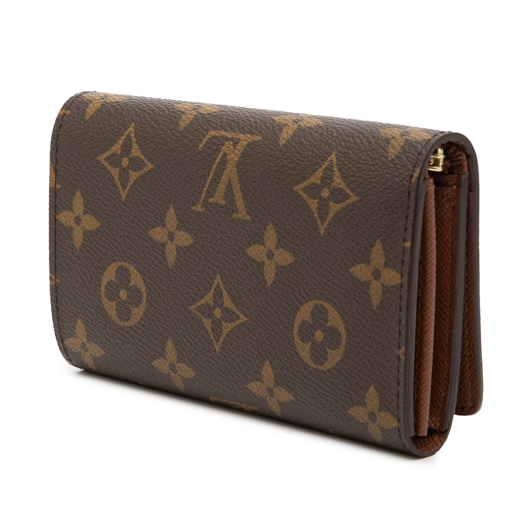 Louis Vuitton Monogram Porte Monnaie Billets Tresor Portefeuille
